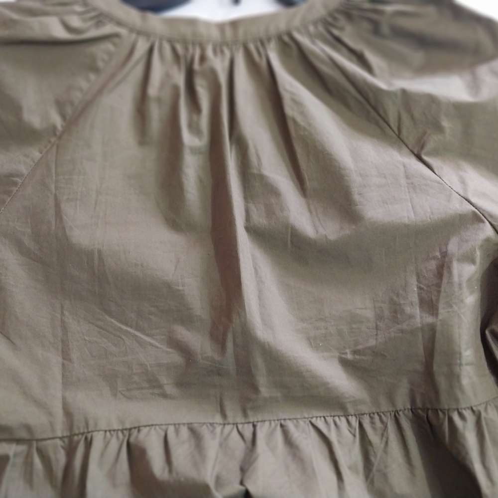 Sanctuary Size M Olive Green Mini Dress Cotton Made In China - Picture 13 of 13